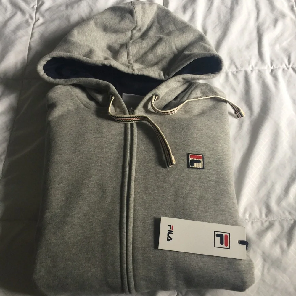 FILA men’s hoodie sweatshirt with front zipper - Picture 10 of 10